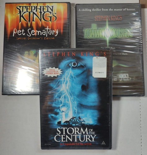 Unopened stephen king dvds - unopened,